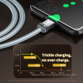 Remax RC-091 High-quality luxury inlaid crystal diamonds Type C Fast Phone Charging Lightning Data Charger braid Metal Usb Cable
